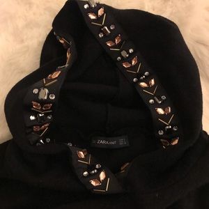 Zara hooded knit